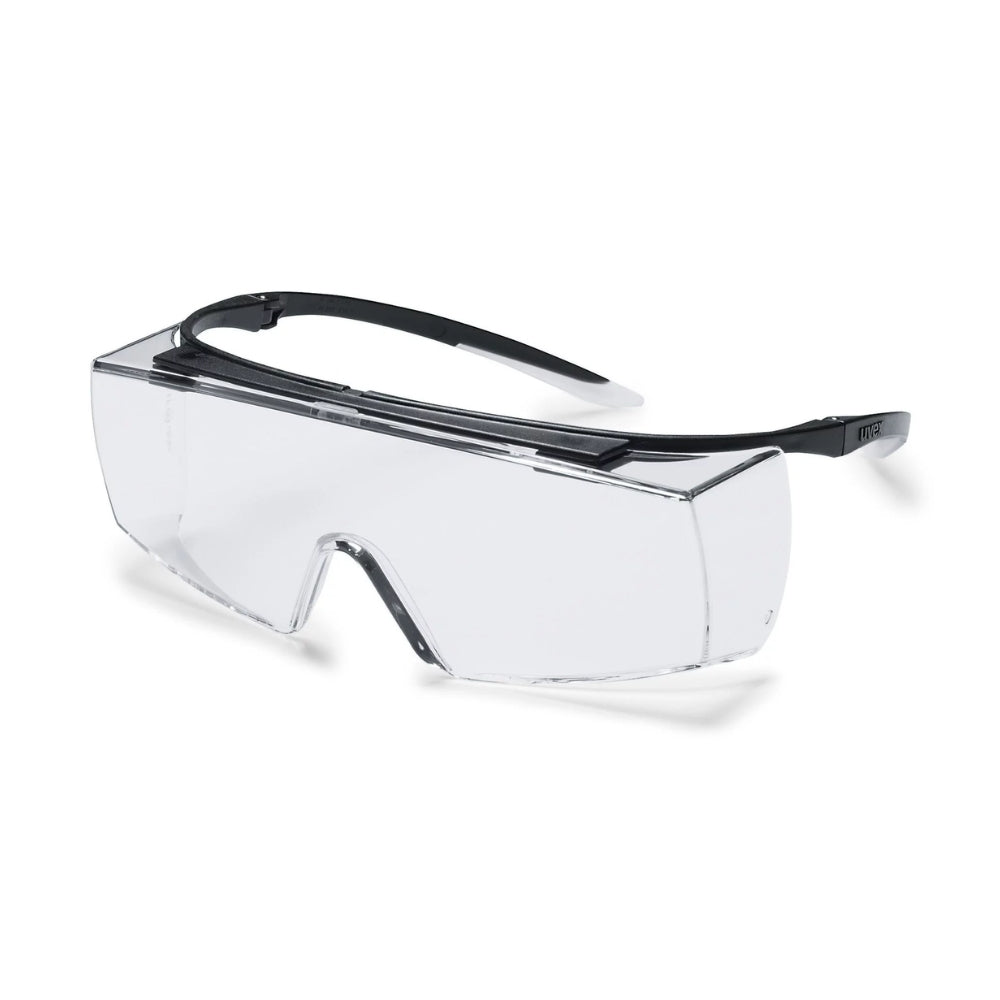 Uvex Over The Glasses  Clear Super Otg  Blk Frame