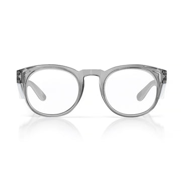 SafeStyle Cruisers Graphite Frame/Clear Safety Specs, PR
