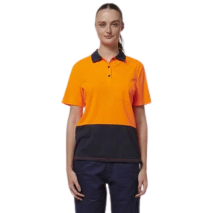 Hard Yakka Women's Core Hi-Vis Short Sleeve Polo   Y08601