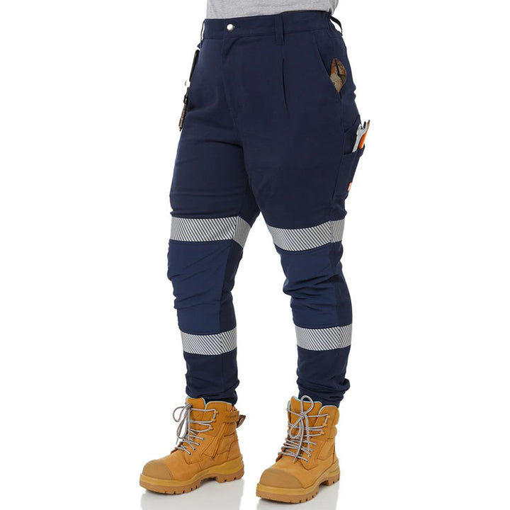 Zadie Z03P Women's THE WORKZ Reflective Taped Pant
