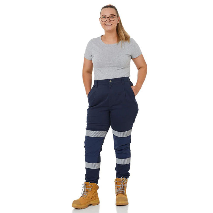 Zadie Z03P Women's THE WORKZ Reflective Taped Pant