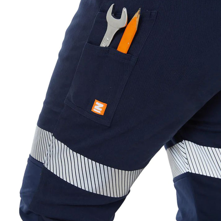 Zadie Z03P Women's THE WORKZ Reflective Taped Pant