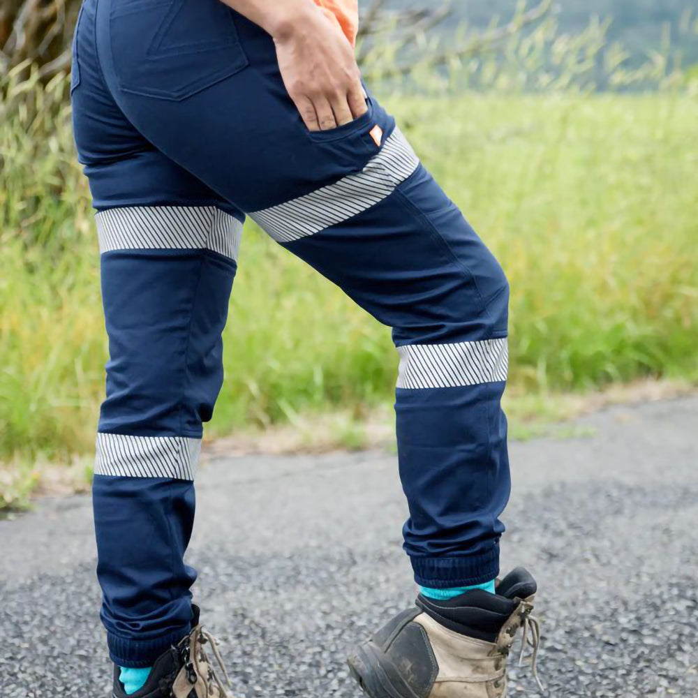 Zadie Z04P Women's THE MIDDY Reflective Taped Pant