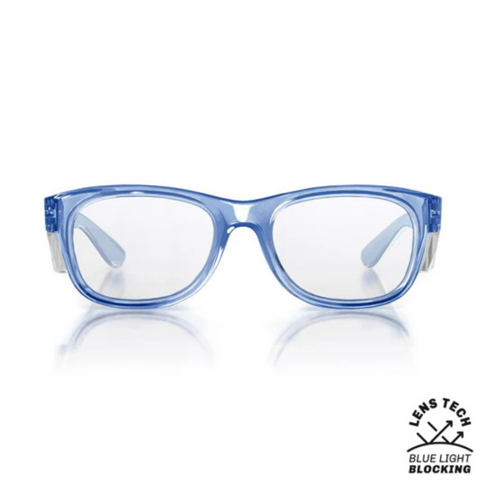 SafeStyle Classics Blue Frame/Blue Light Blocking Safety Specs, PR