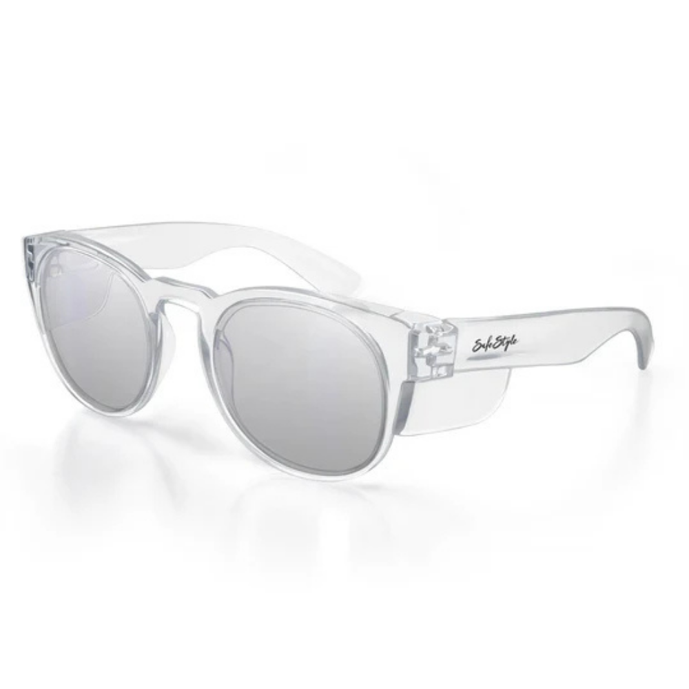 SafeStyle Crusiers Clear Frame/Hybrids Lens Safety Specs, PR
