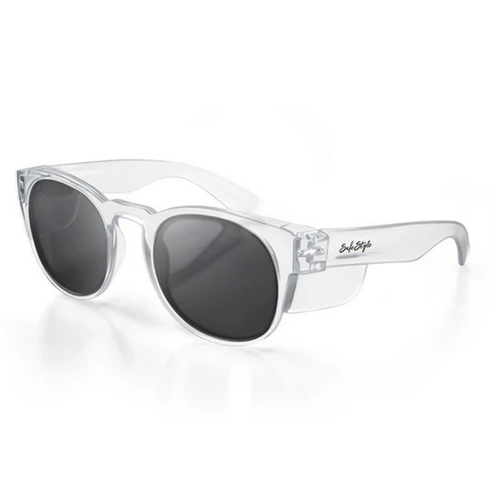 SafeStyle Cruisers Clear Frame/Polarised Safety Specs, PR