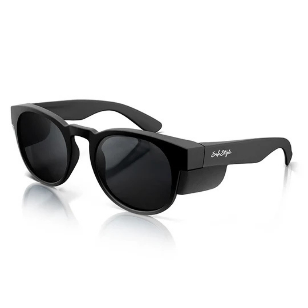 SafeStyle Cruisers Matte Black Frame/Polarised Safety Specs, PR