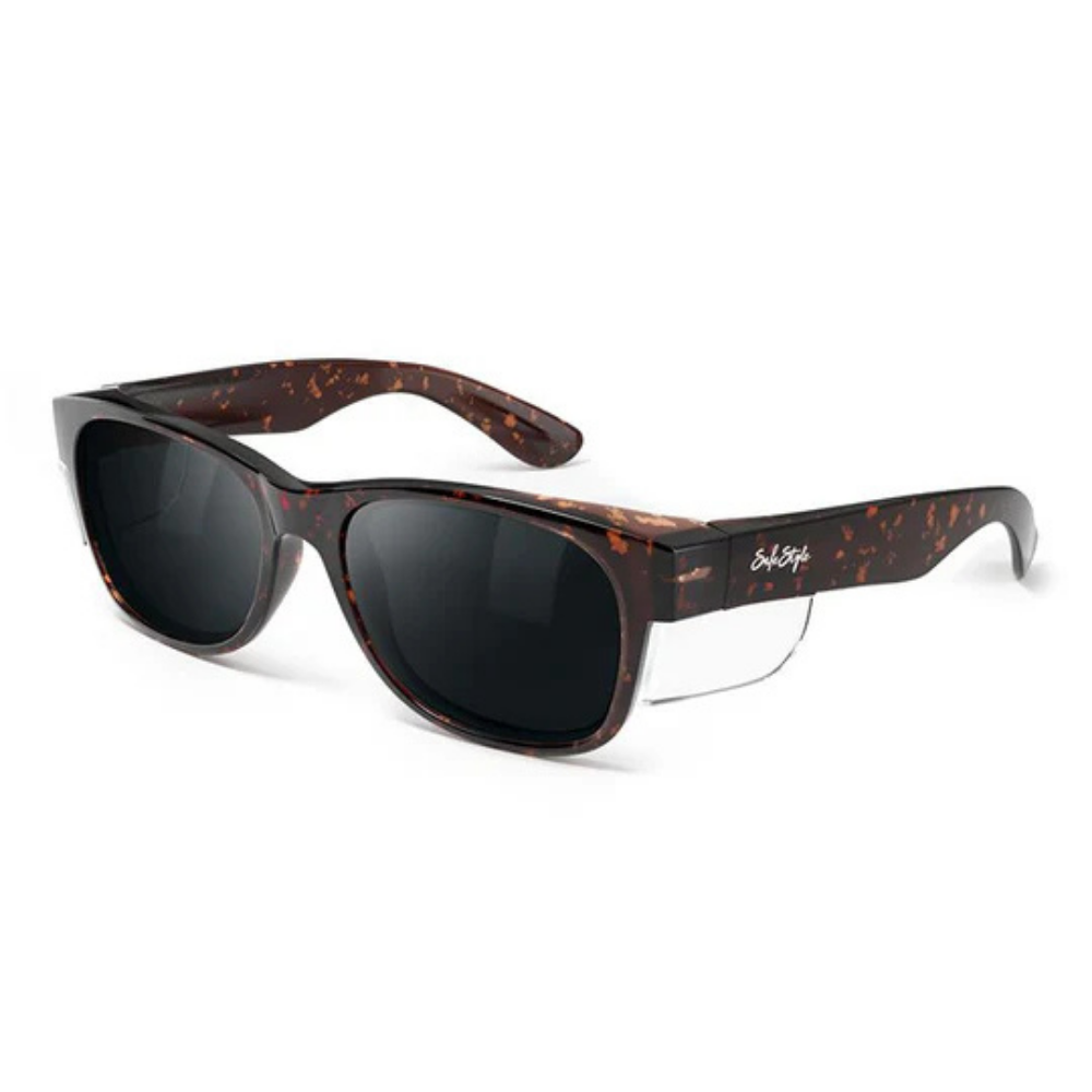 SafeStyle Classics Brown Torts Frame/Polarised Safety Specs, PR