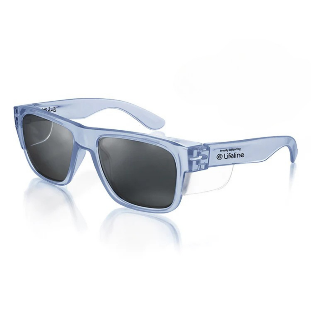 SafeStyle Fusions Blue Frame/Polarised Safety Specs, PR
