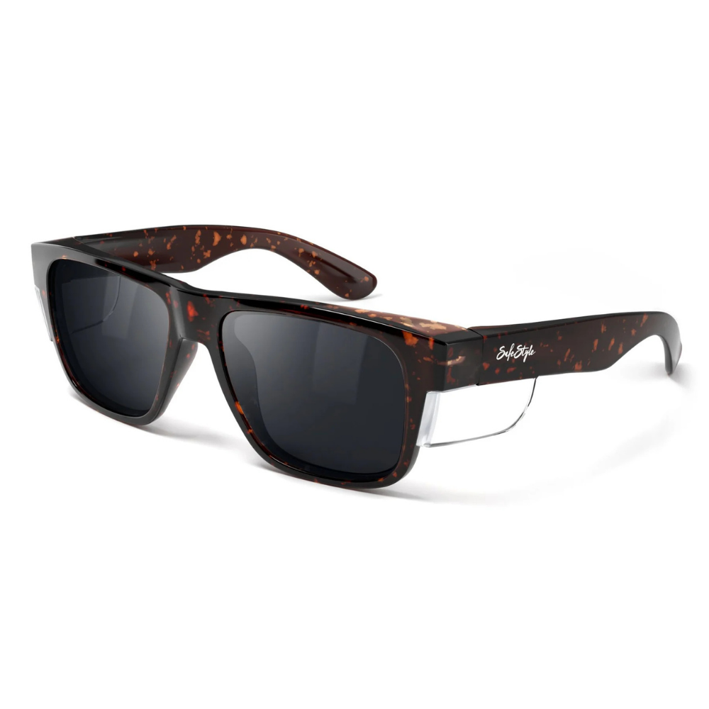 SafeStyle Fusions Brown Torts Frame /Polarised Safety Specs, PR