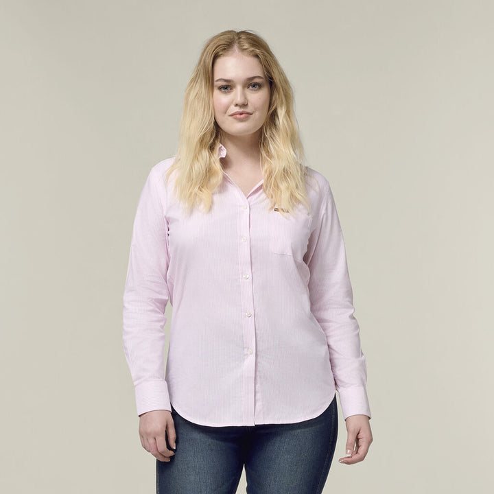 Mustang Women's Long Sleeve Formal Shirt   Stripe Y08400