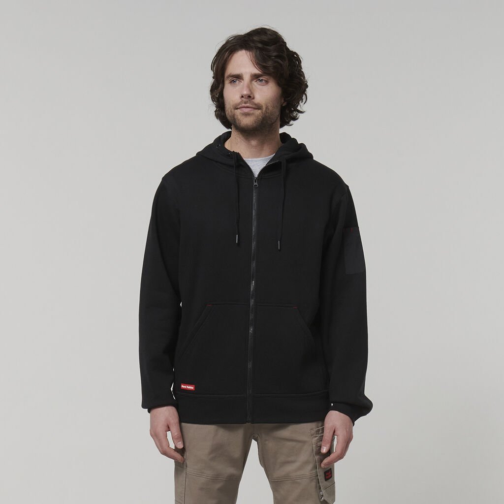 Hard Yakka Core Fleece Hoodie With Zip   Y19542