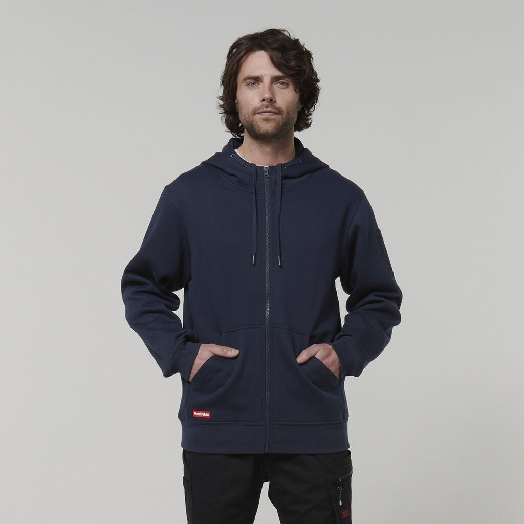 Hard Yakka Core Fleece Hoodie With Zip   Y19542