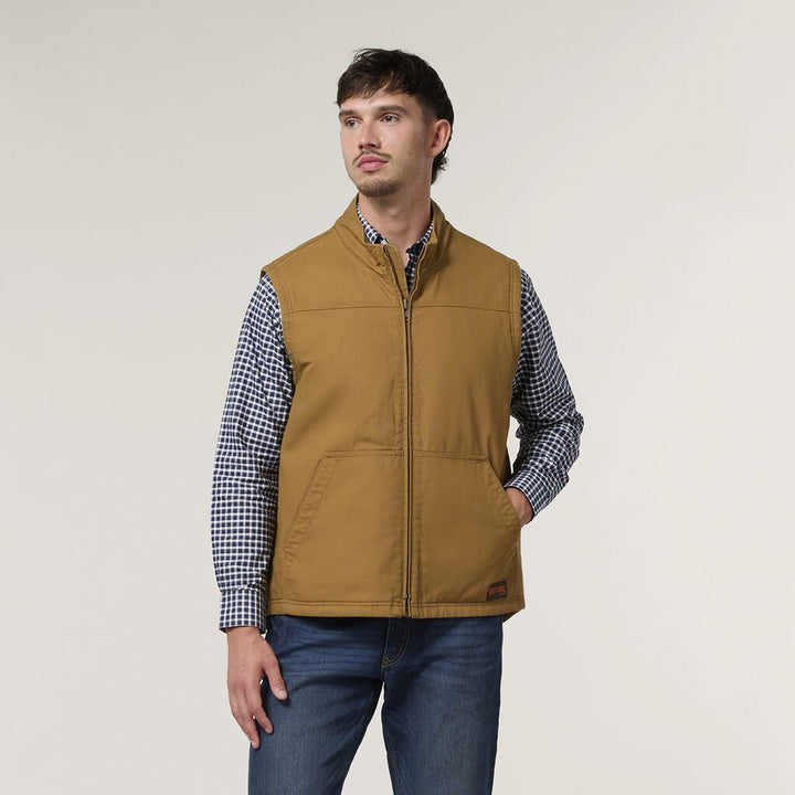 Mustang Signature Outback Canvas Vest   Y21485
