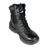 MONGREL BLACK HIGH LEG ZIPSIDER BOOT