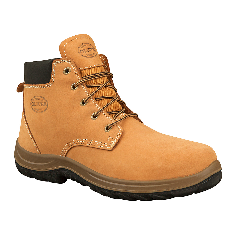 OLIVER WHEAT LACE UP ANKLE BOOT - Ausworkwear & Safety