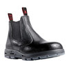 Redback Bobcat Elastic Sided Steel Toe Safety Boot - Black Rambler