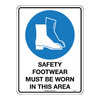 300x225mm - Poly - Safety Footwear Must be Worn in This Area, EA
