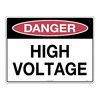 300x225mm - Metal - Danger High Voltage, EA
