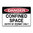 450x300mm - Metal - Danger Confined Space Entry by Permit Only, EA