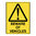 600x450mm - Metal - Beware of Vehicles, EA