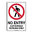 450x300mm - Metal - No Entry Authorised Persons Only, EA