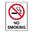 600x450mm - Poly - No Smoking, EA