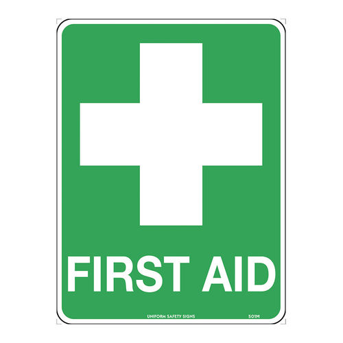 300x225mm - Metal - First Aid, EA