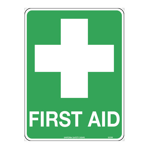 300x225mm - Poly - First Aid, EA