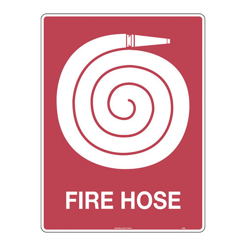 300x225mm - Metal - Fire Hose (with pictogram), EA
