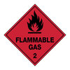 270x270mm - Metal - Flammable Gas 2, EA