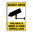 450x300mm - Mtl - Security Notice This Area Is Under 24 Hour Surveillance