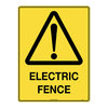 300x225mm - Metal - Caution Electric Fence, EA