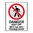 300x225mm - Metal - Danger Keep Off Brittle and Fragile Roof, EA