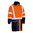 BISLEY TAPED TWO TONE HI VIS STRETCH PU RAIN COAT