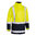 TWO TONE TAPED HI VIS RAIN SHELL JACKET