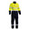 BISLEY TENCATE TECASAFE PLUS TAPED 2 TONE HI VIS FR ENGINEERED VENTED COVERALL