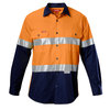 HARD YAKKA KOOLGEAR HI VISIBILITY TWO TONE COTTON TWILL VENTILATED SHIRT WITH TAPE