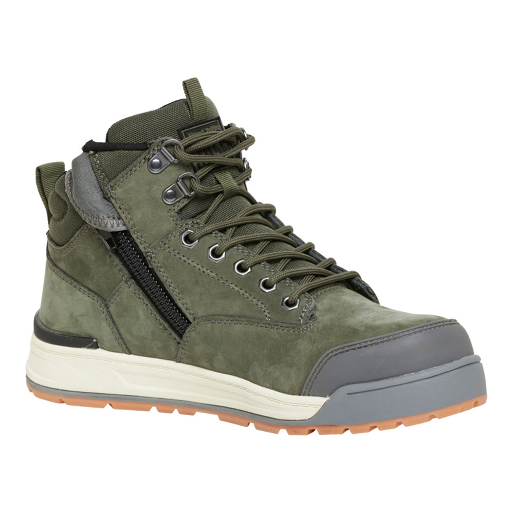 hard yakka mens 3056 lace zip safety boot reviews