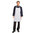 CHEFWORKS BIB APRON NO POCKET - WHITE