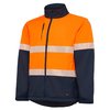 KING GEE HI-VIS SOFT SHELL JKT SEGMNTD TAPE,