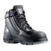 Redback Cobar Zip Sided Steel Toe Safety Boot - Black Oil Kip