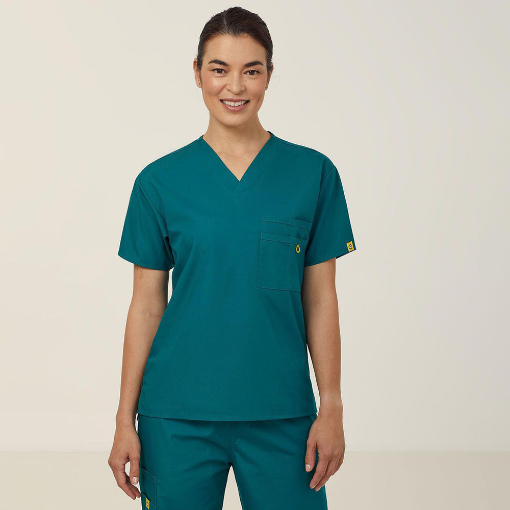 NNT Wonder Wink SCRUB TOP ALPHA Ausworkwear Safety