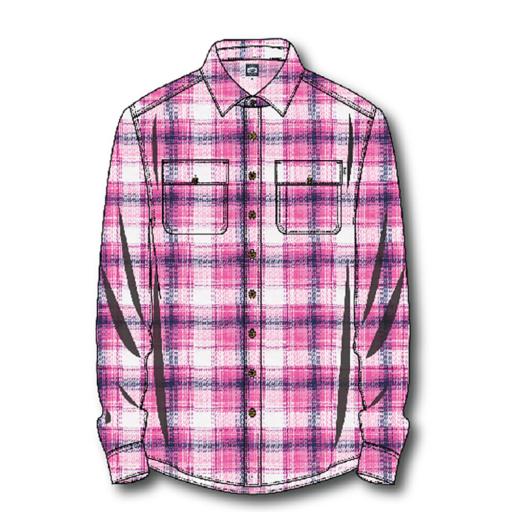 Pink flannelette shirt deals