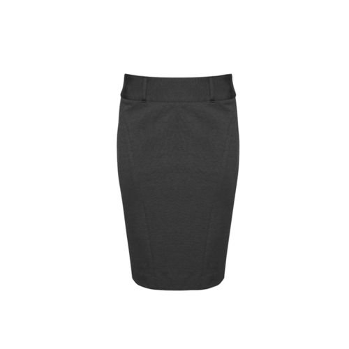 BizCorp WOMENS SKIRT WITH R/SPLIT,