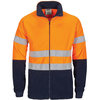 DNC HI-VIS 2T FLEECY FULL ZIP TAPE