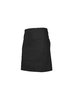 BizCollection SHORT WAISTED APRON 65/35, BLACK