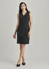 BizCorp WOMENS SLEEVELESS V NECK DRESS