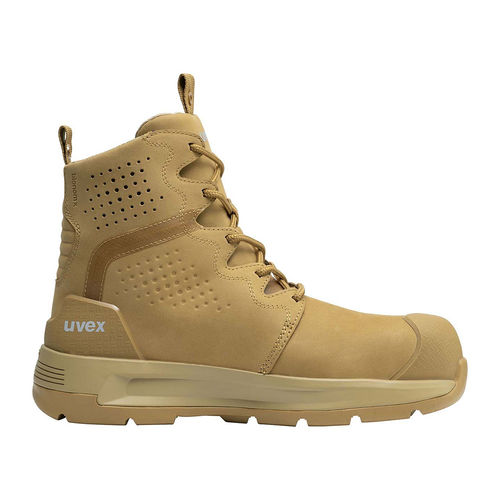 UVEX 3 xflow TAN, 150mm Lace-up SFTY boot