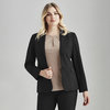 BizCorp WOMENS W/STCH L/L JKT WOOL/PLY/EL,